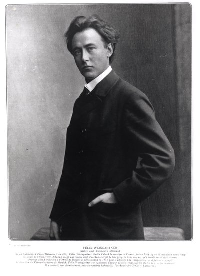 Felix Weingartner by French Photographer